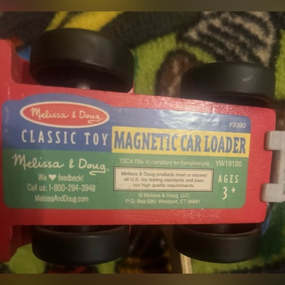 Melissa And Doug Wooden Cars, Car Loader And Town Rug Lot Kids Toys EUC - Picture 6 of 8